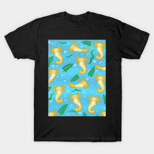 Golden axolotls pattern T-Shirt